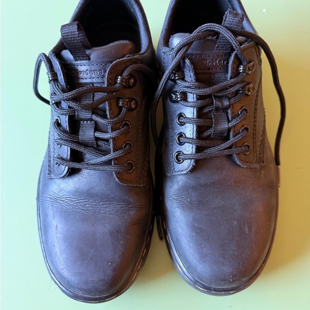 Dr. Martens Dark Brown Leather Oxfords